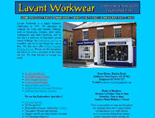 Tablet Screenshot of lavantworkwear.co.uk